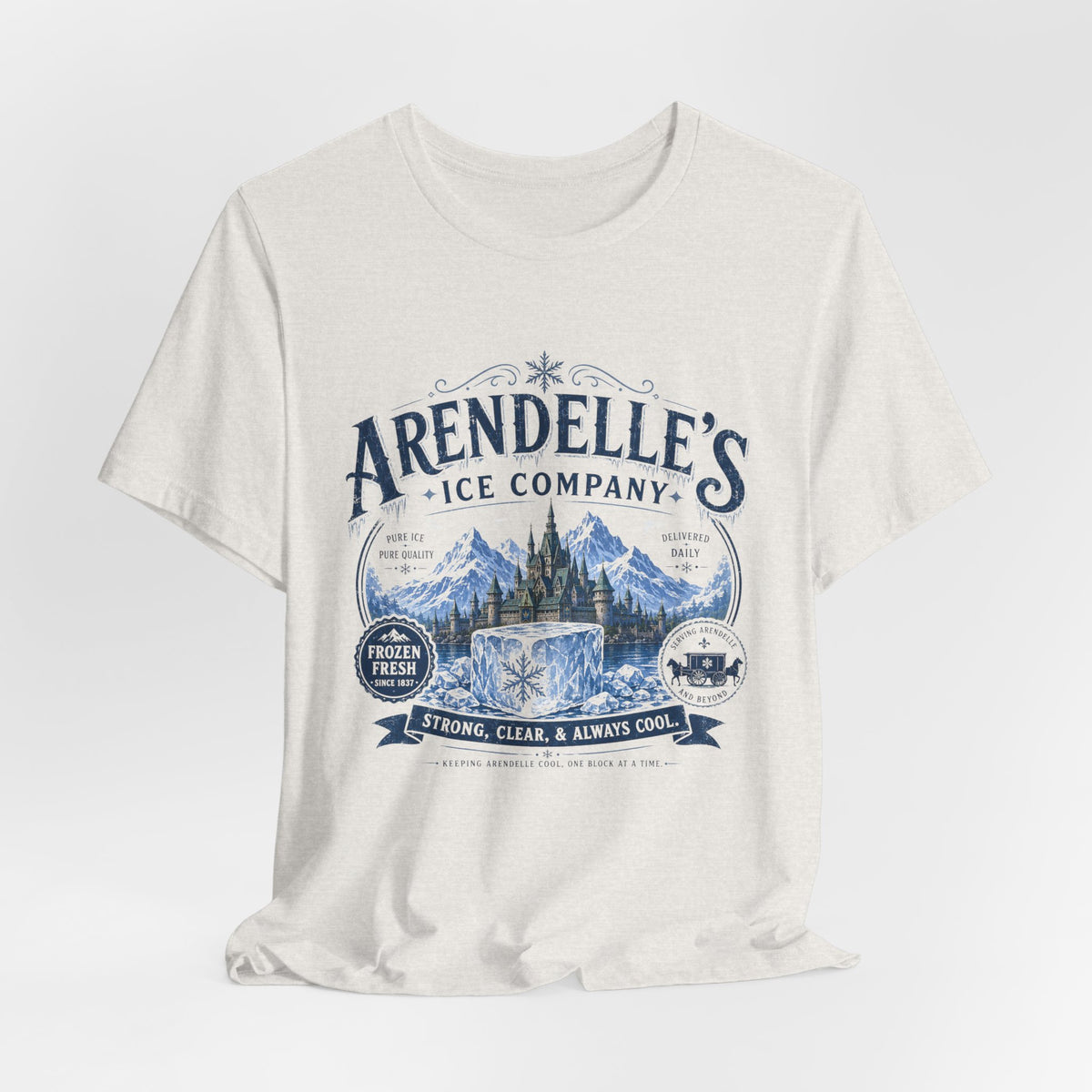 Arendelle's Ice Company T-Shirt — Vintage Mountain Graphic Tee