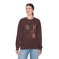 Faith Over Fear Faux Yarn Sweatshirt Holiday Crewneck