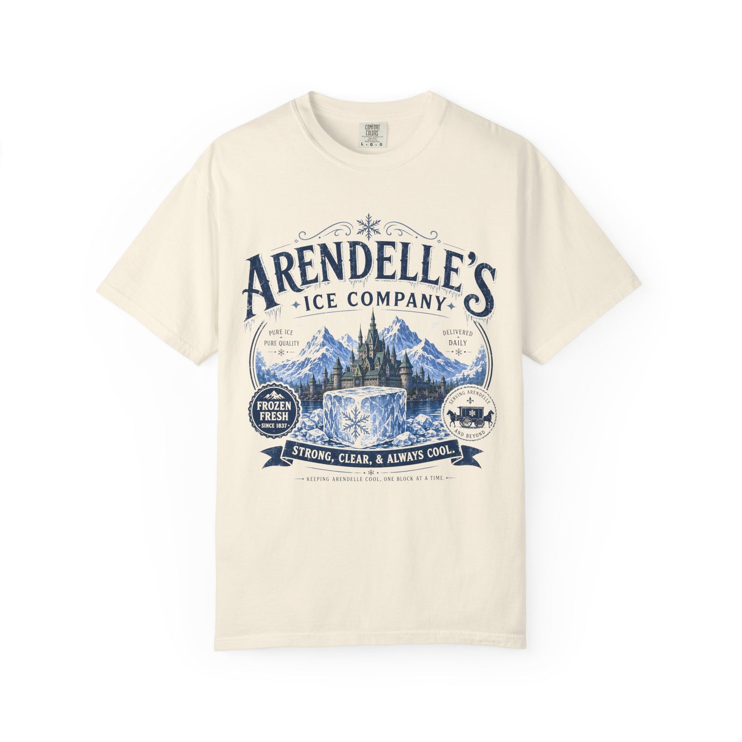 Arendelle's Ice Company T-Shirt — Vintage Mountain Winter Graphic Tee