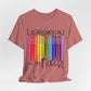 Rainbow Flair Pen School Staff Tee - Librarian With Flair