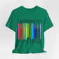 Rainbow Flair Pen School Staff Tee - Librarian With Flair
