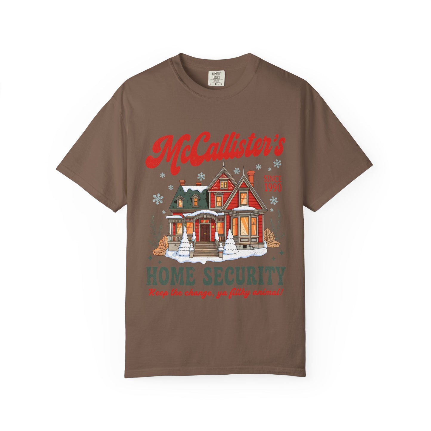 McCallister's Home Security T-Shirt — Christmas Vacation Movie Cozy Tee