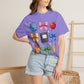 Back-to-School Cute School Supplies Doodles Graphic Tee