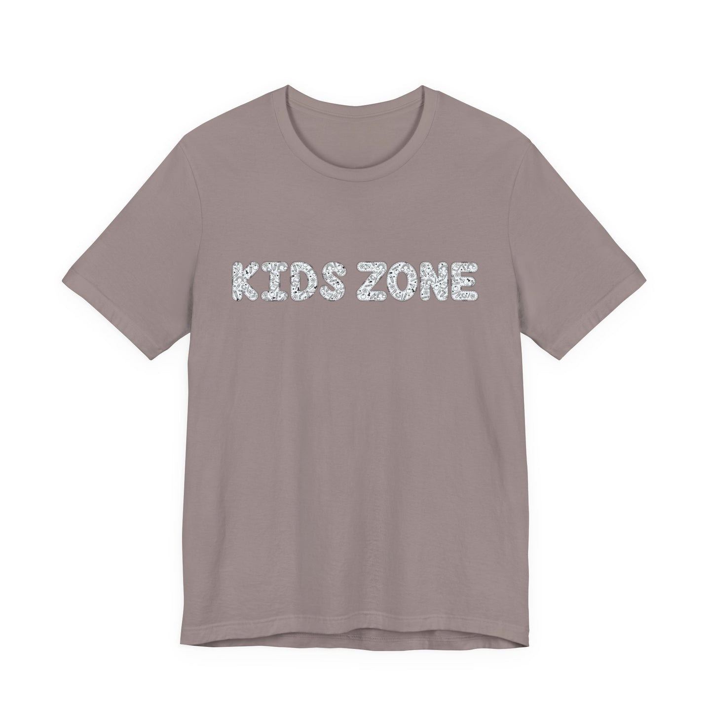 Kids Zone Daycare T-Shirt — School Doodles Lettering