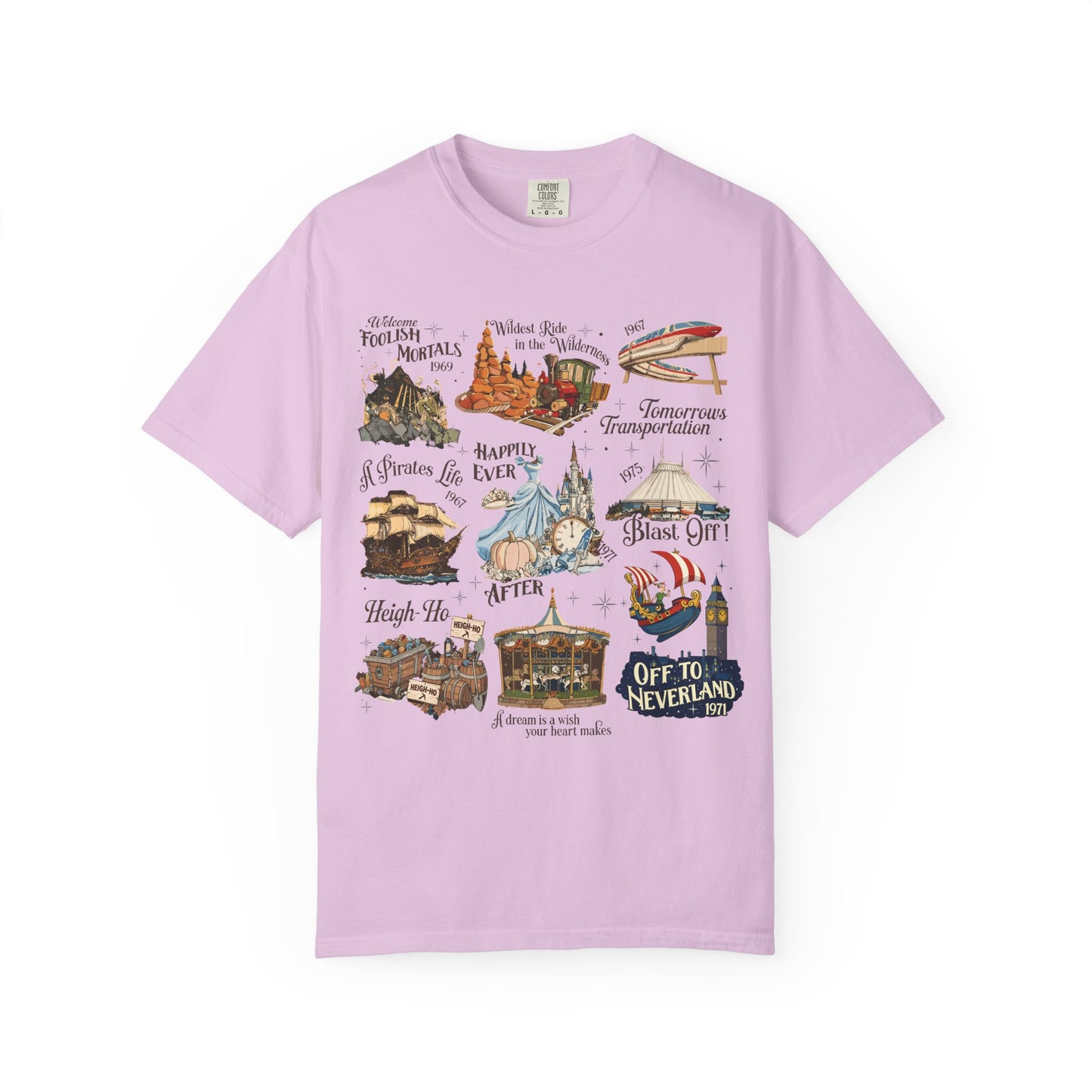 Theme Park Rides T-Shirt — Vintage Attraction Tee