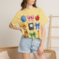 Back-to-School Cute School Supplies Doodles Graphic Tee
