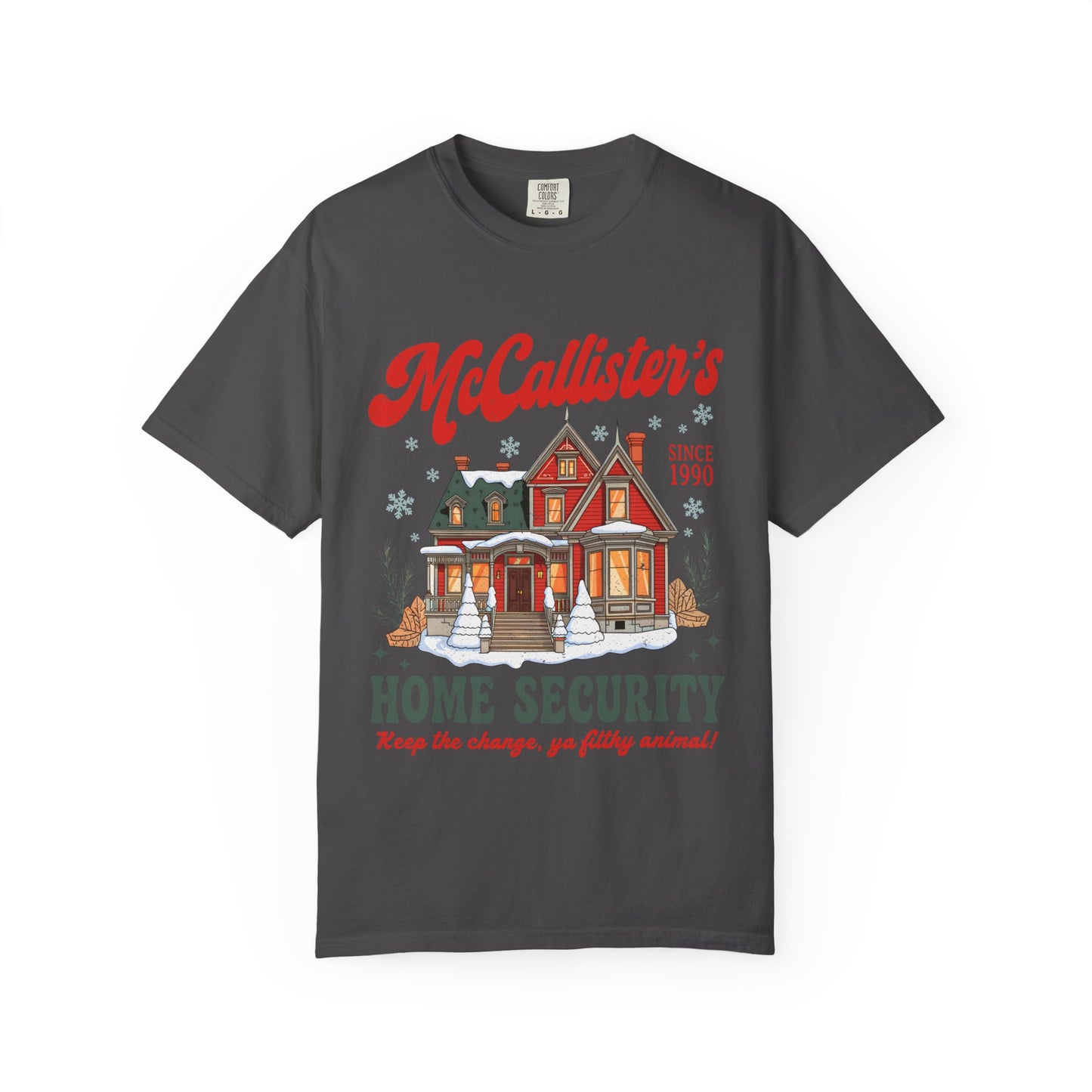 McCallister's Home Security T-Shirt — Christmas Vacation Movie Cozy Tee