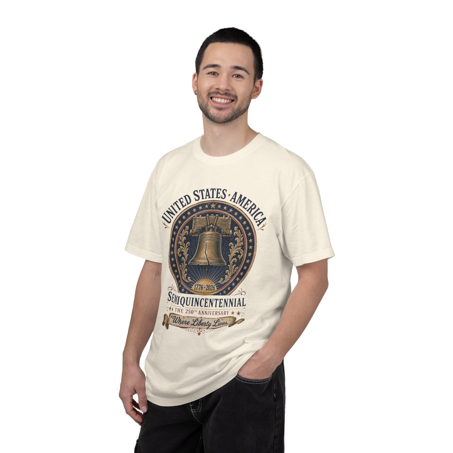 Semiquincentennial Liberty Bell T-Shirt — 250th USA Anniversary Tee