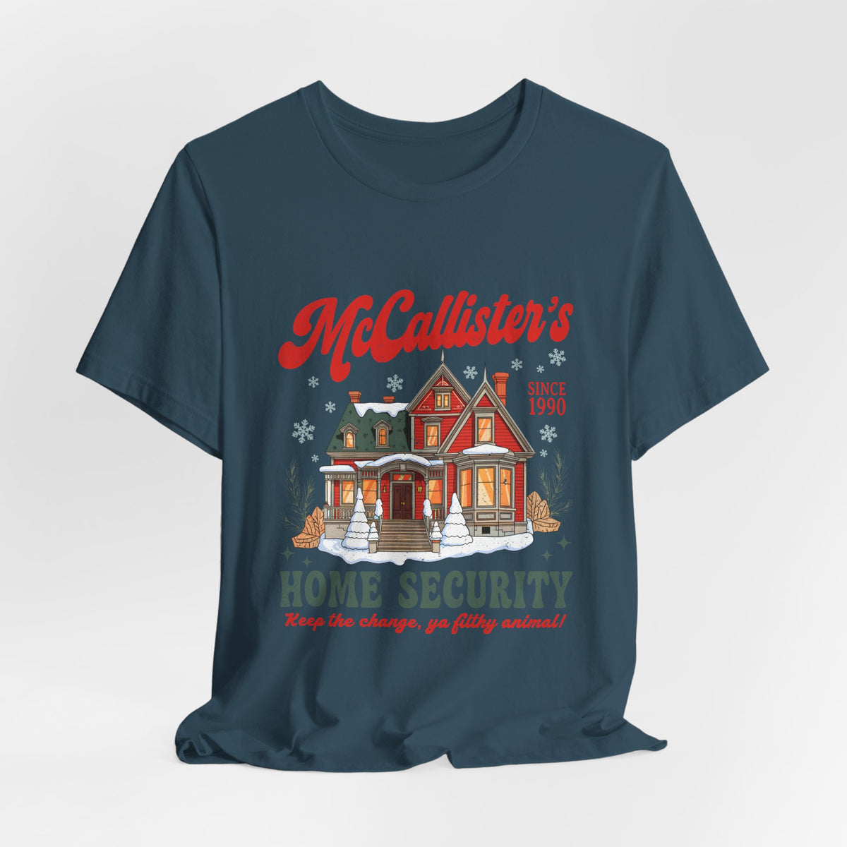 McCallister's Home Security T-Shirt — Christmas Vacation Movie Cozy Tee