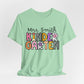 Personalized Colorful Kindergarten Teacher Graphic Tee