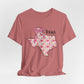 Texas Floral T-Shirt | Unisex Garment-Dyed Tee | Southern Charm Apparel, Gift for Texans, Casual Wear, Spring/Summer Fashion
