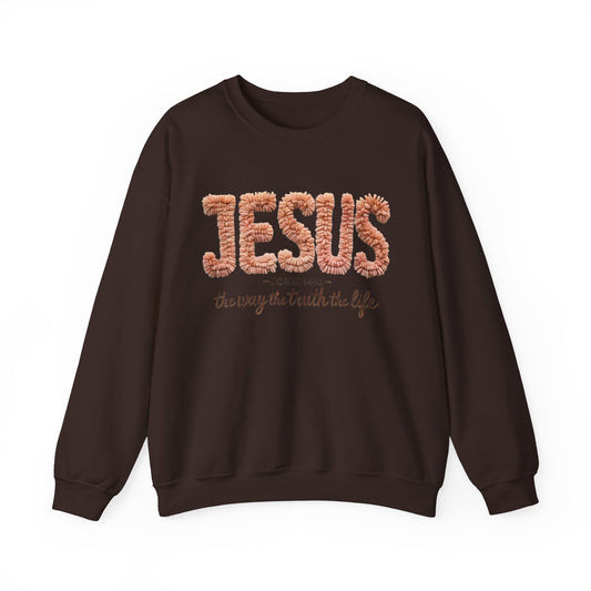 Jesus "the way the truth the life" John 14:6 Christmas Sweatshirt Crewneck