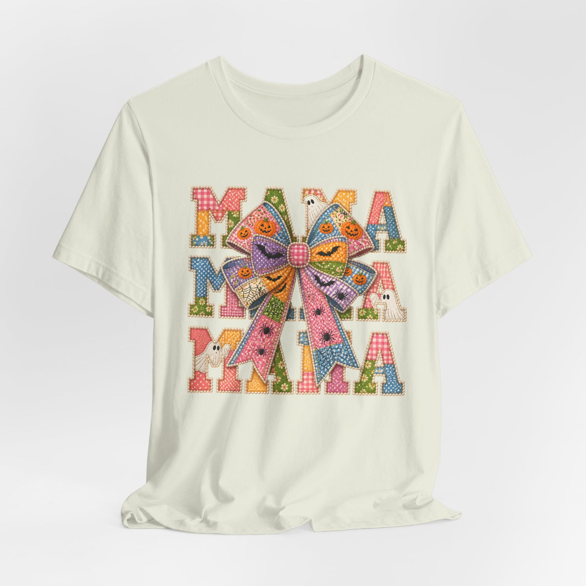 Patchwork Spooky Mama Graphic Tee