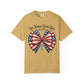 One Nation Under God Patriotic T-shirt with Bow Design