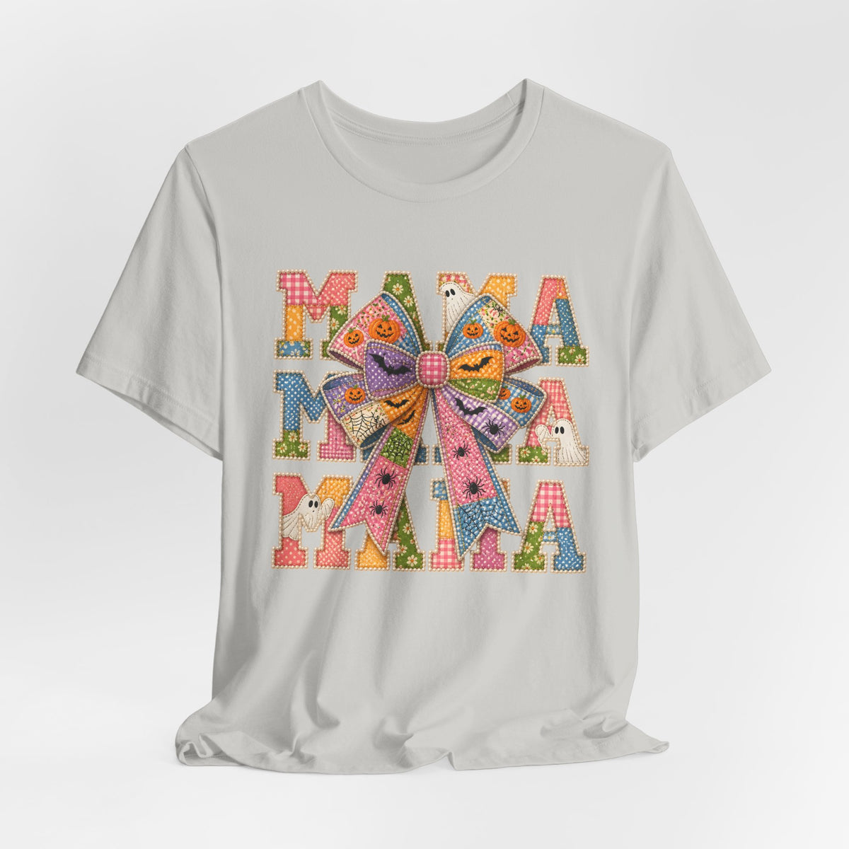 Patchwork Spooky Mama Graphic Tee
