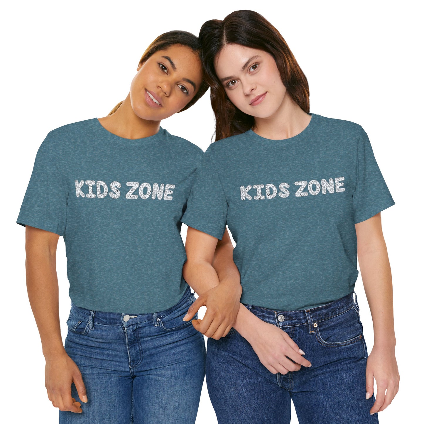 Kids Zone Daycare T-Shirt — School Doodles Lettering
