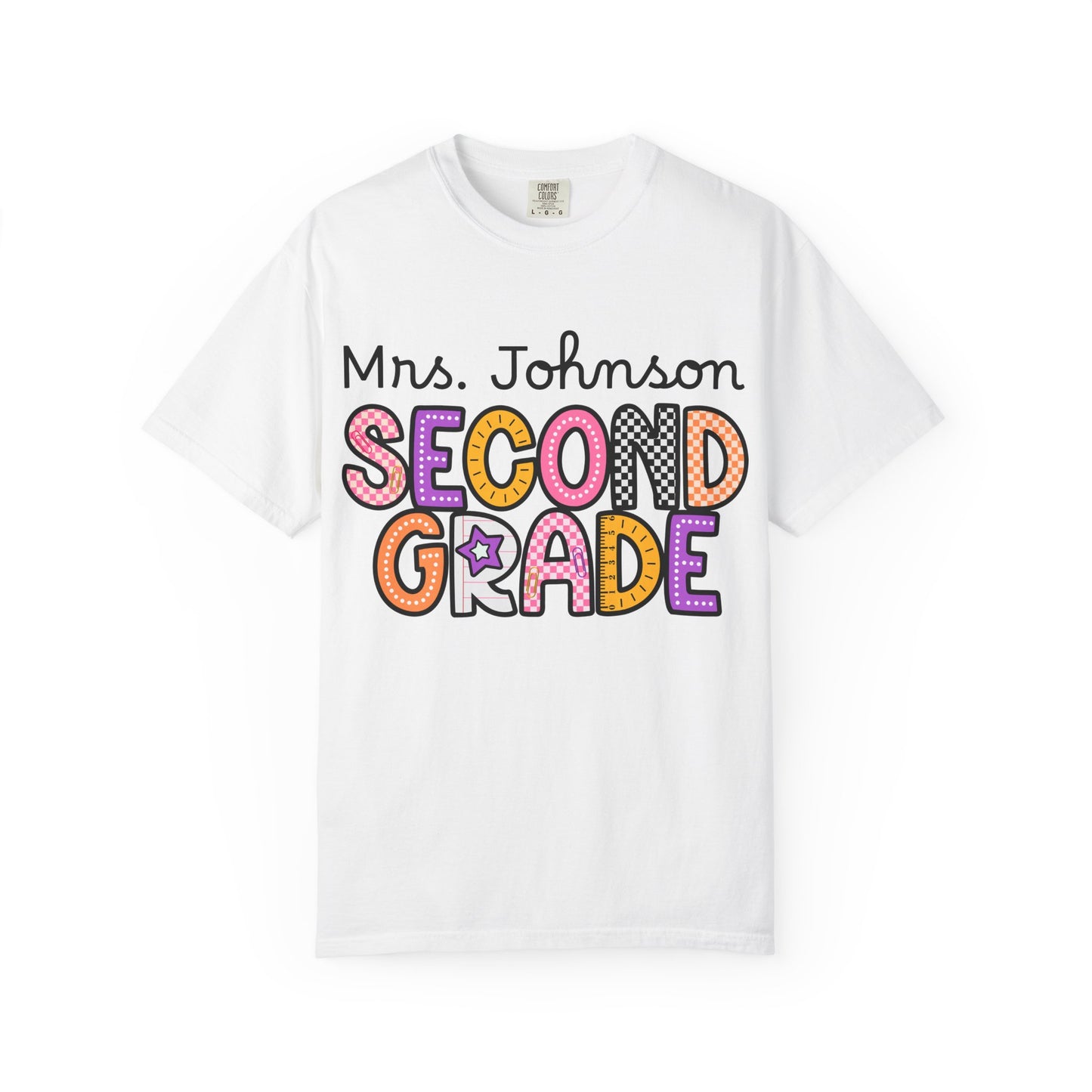 Personalized Second Grade Teacher T-Shirt