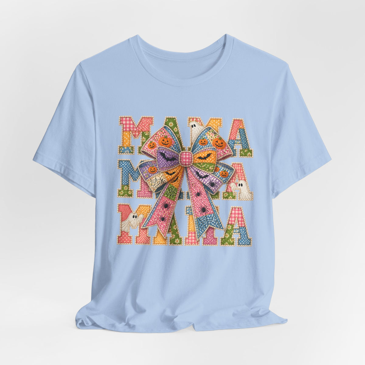 Patchwork Spooky Mama Graphic Tee