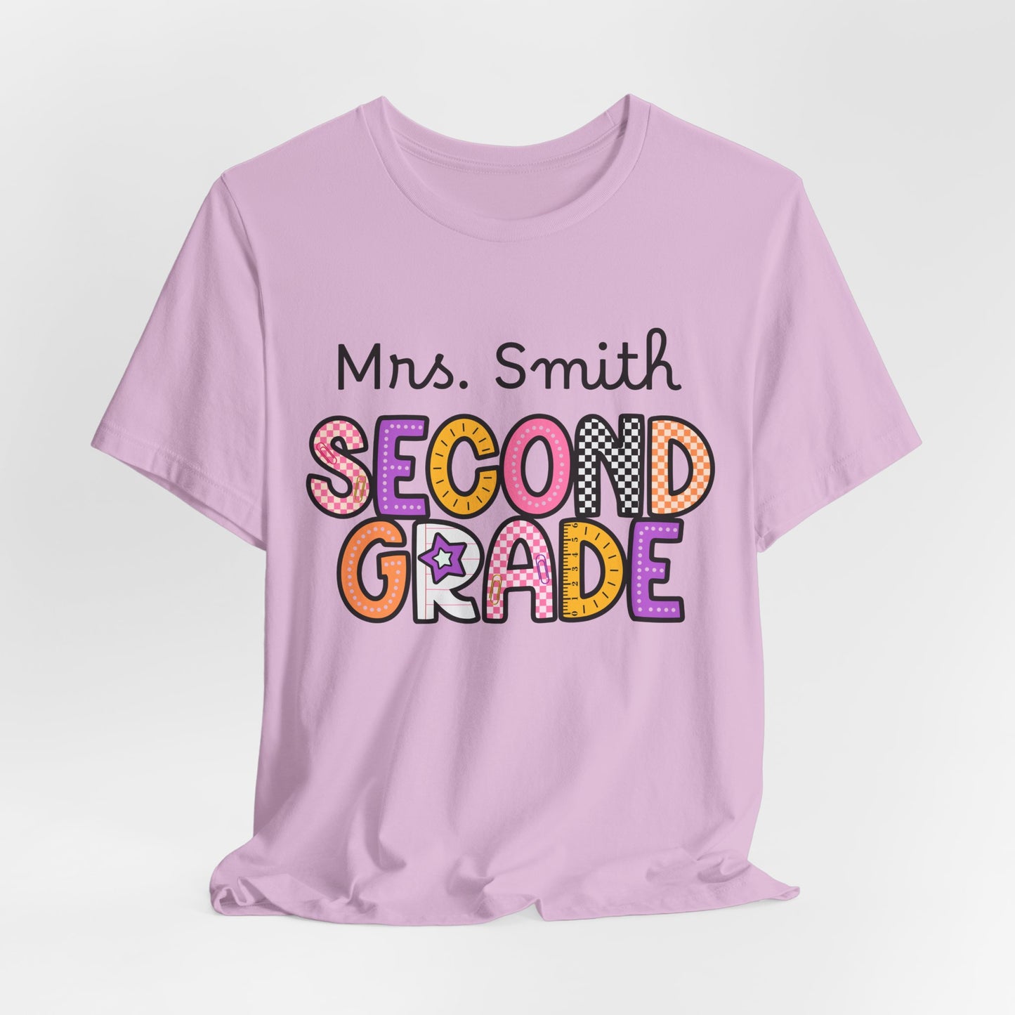 Personalized Second Grade Teacher T-Shirt