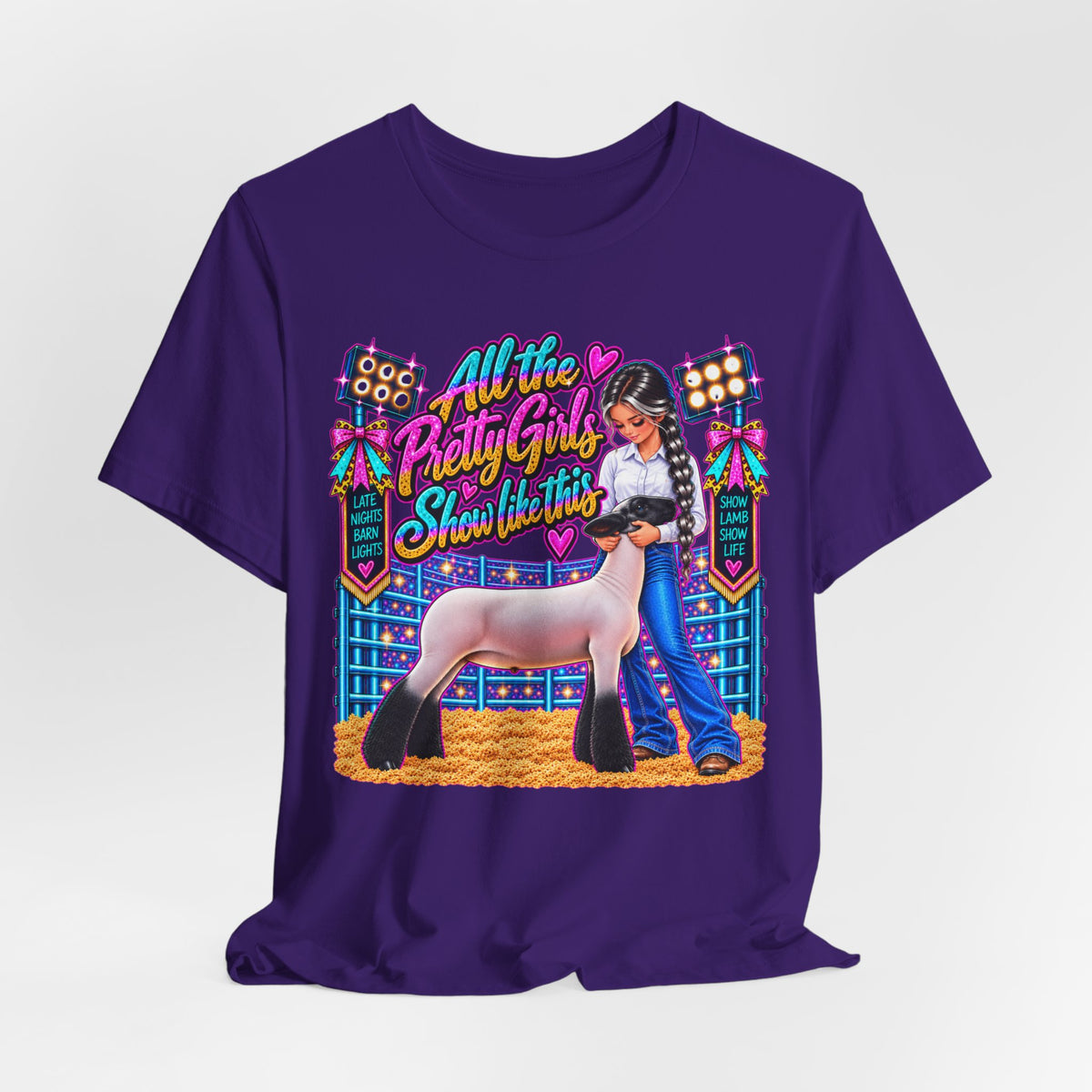 "All the Pretty Girls Show Like This" Show Lamb Graphic Tee