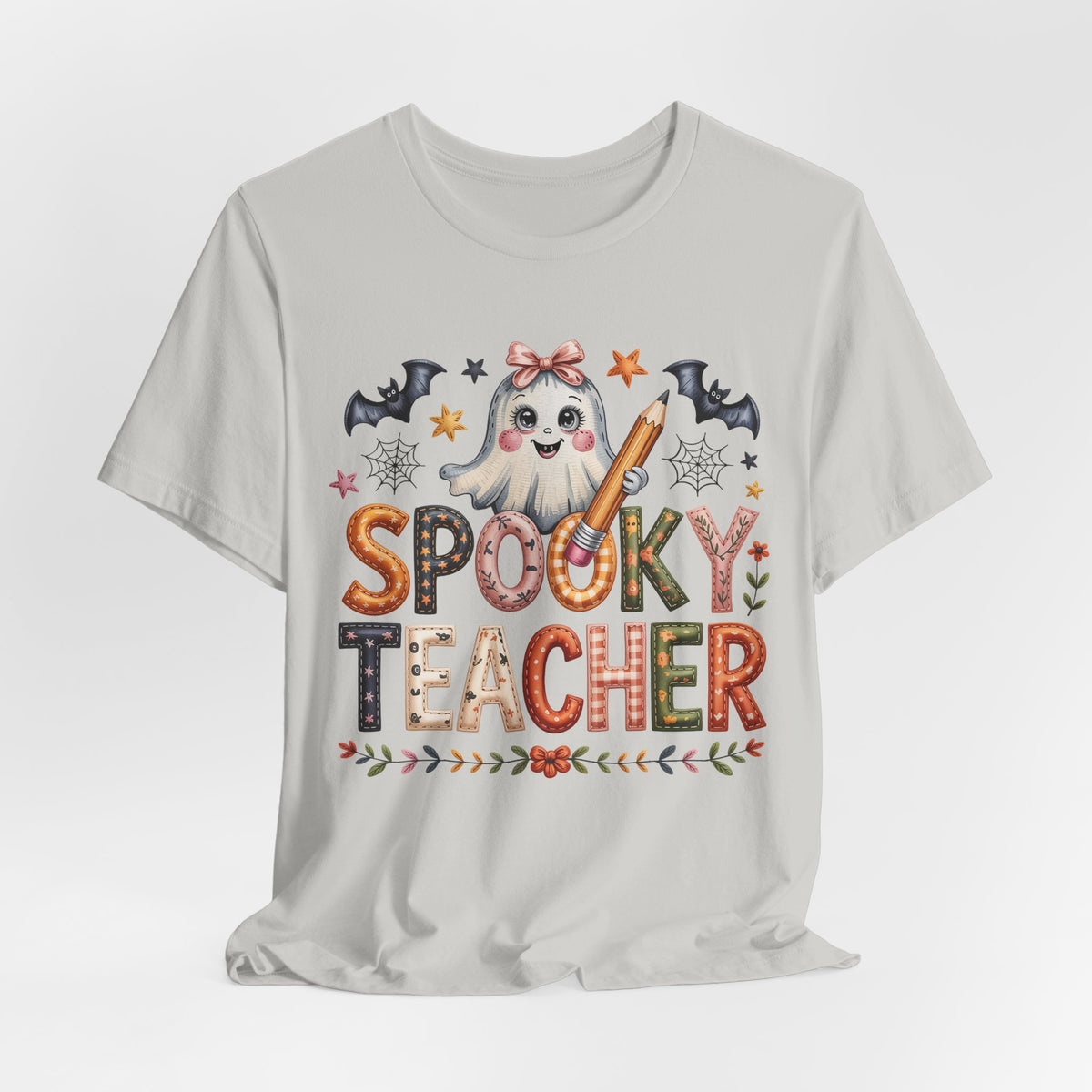 Patchwork Spooky Teacher Graphic Tee