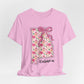 Alabama Floral State Tee — Pink Bow & Script