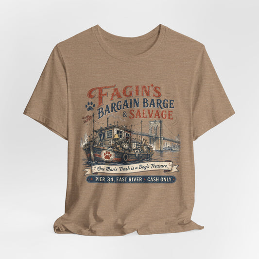 Fagin’s Bargain Barge Tee — Vintage Salvage Pier 34 East River Graphic Shirt