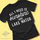 Sunshine and Lake Water Tee