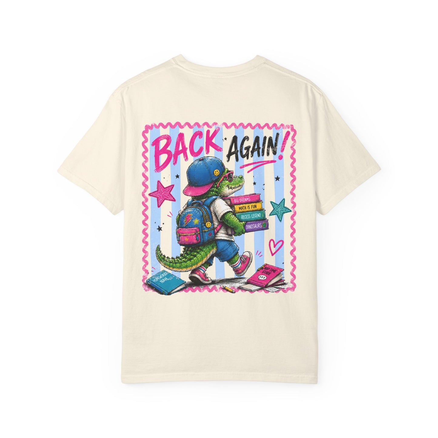 Back to School Croc T-Shirt — “Guess Who’s Back / Back Again” Graphic Tee