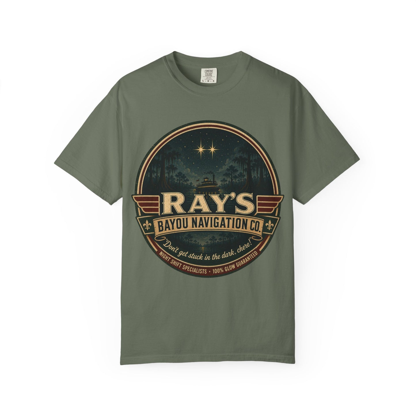 Ray’s Bayou Navigation Co. T-Shirt — Vintage Cajun Bayou Graphic Tee