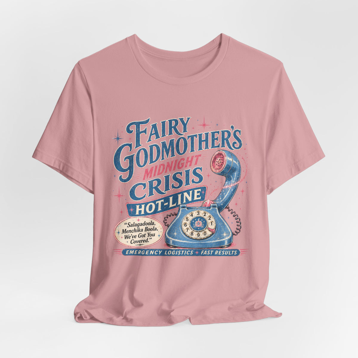 Fairy Godmother’s Midnight Crisis Hotline Tee