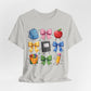 Back-to-School Cute School Supplies Doodles Graphic Tee