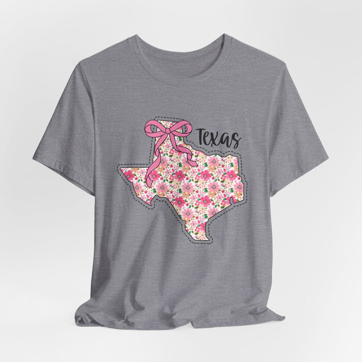 Texas Floral T-Shirt | Unisex Garment-Dyed Tee | Southern Charm Apparel, Gift for Texans, Casual Wear, Spring/Summer Fashion