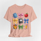 Back-to-School Cute School Supplies Doodles Graphic Tee