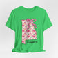 Alabama Floral State Tee — Pink Bow & Script