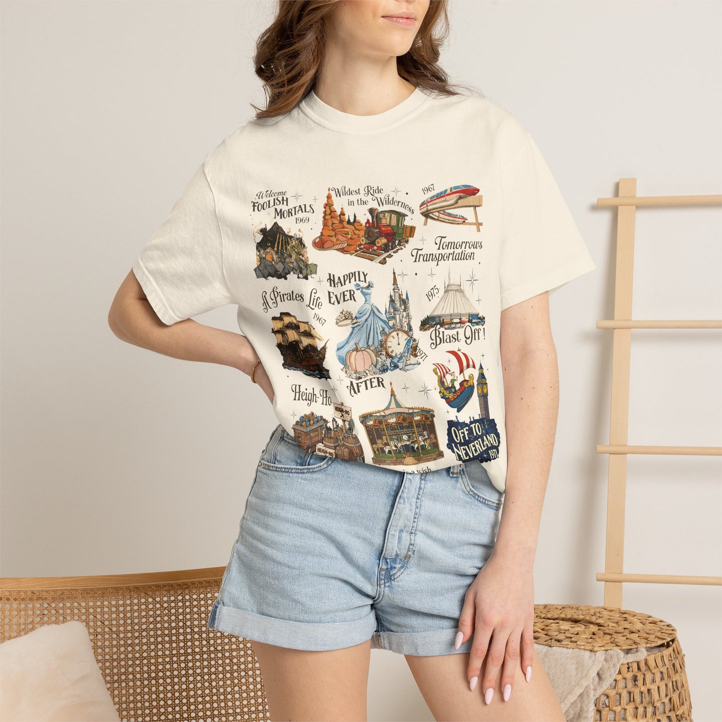 Theme Park Rides T-Shirt — Vintage Attraction Tee