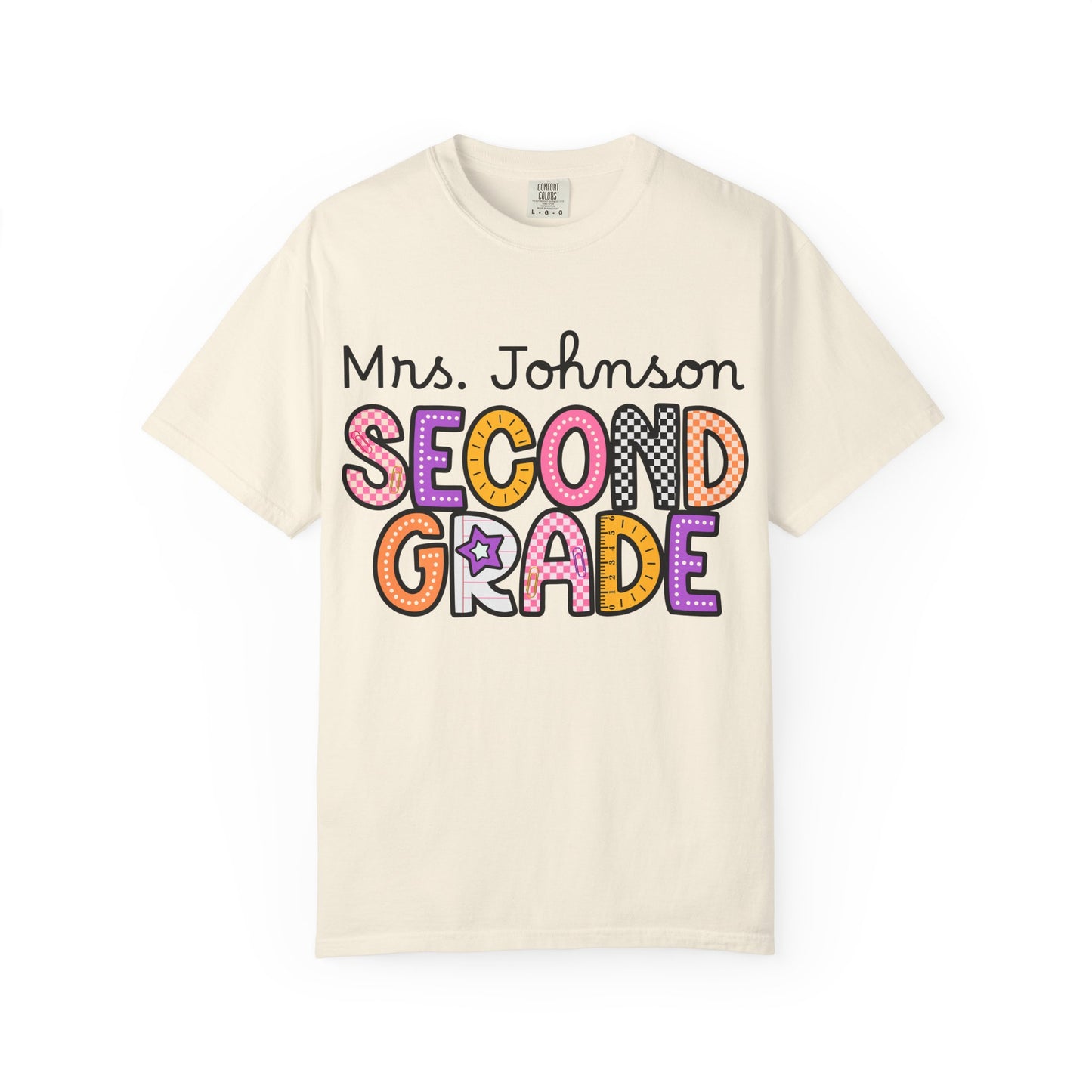 Personalized Second Grade Teacher T-Shirt