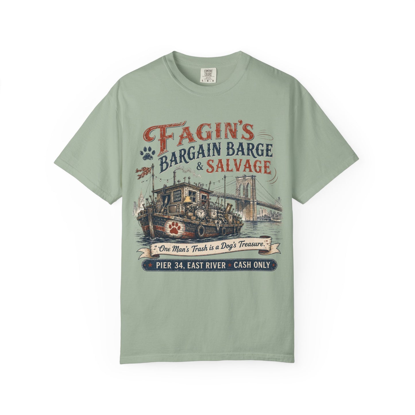 Fagin's Bargain Barge & Salvage Graphic T-Shirt