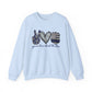 Peace Love Back the Blue Crewneck Sweatshirt