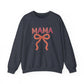 Faux Yarn Mama Ribbon Crewneck Sweatshirt