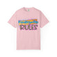 Kindergarten Rules T-Shirt, Fun Preschool Shirt, Unisex Garment-Dyed Tee, Back to School Top, Teacher Gift
