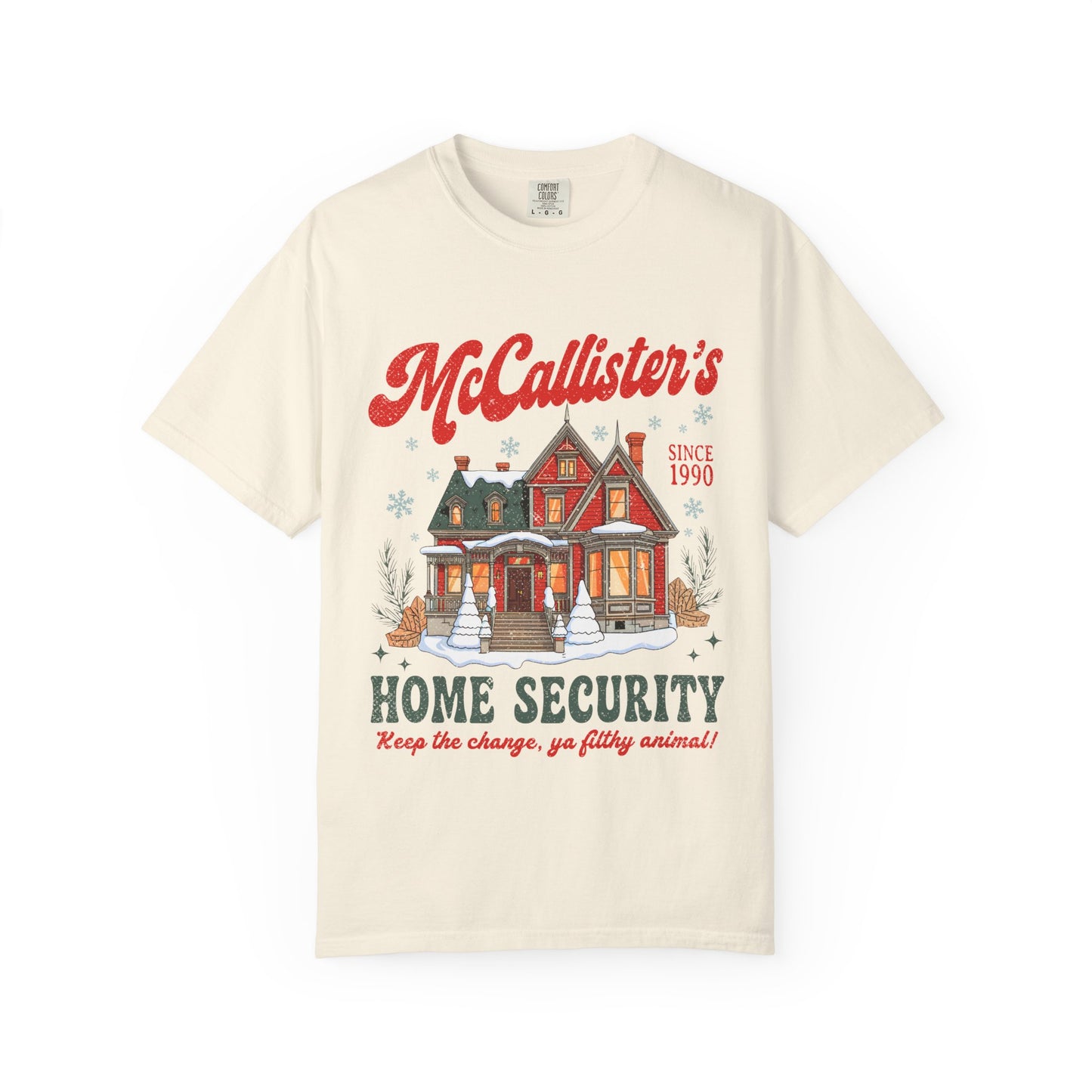 McCallister's Home Security T-Shirt — Christmas Vacation Movie Cozy Tee
