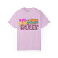 Fourth Grade Rules T-Shirt, Fun Shirt, Unisex Garment-Dyed Tee, Back to School Top, Teacher Gift