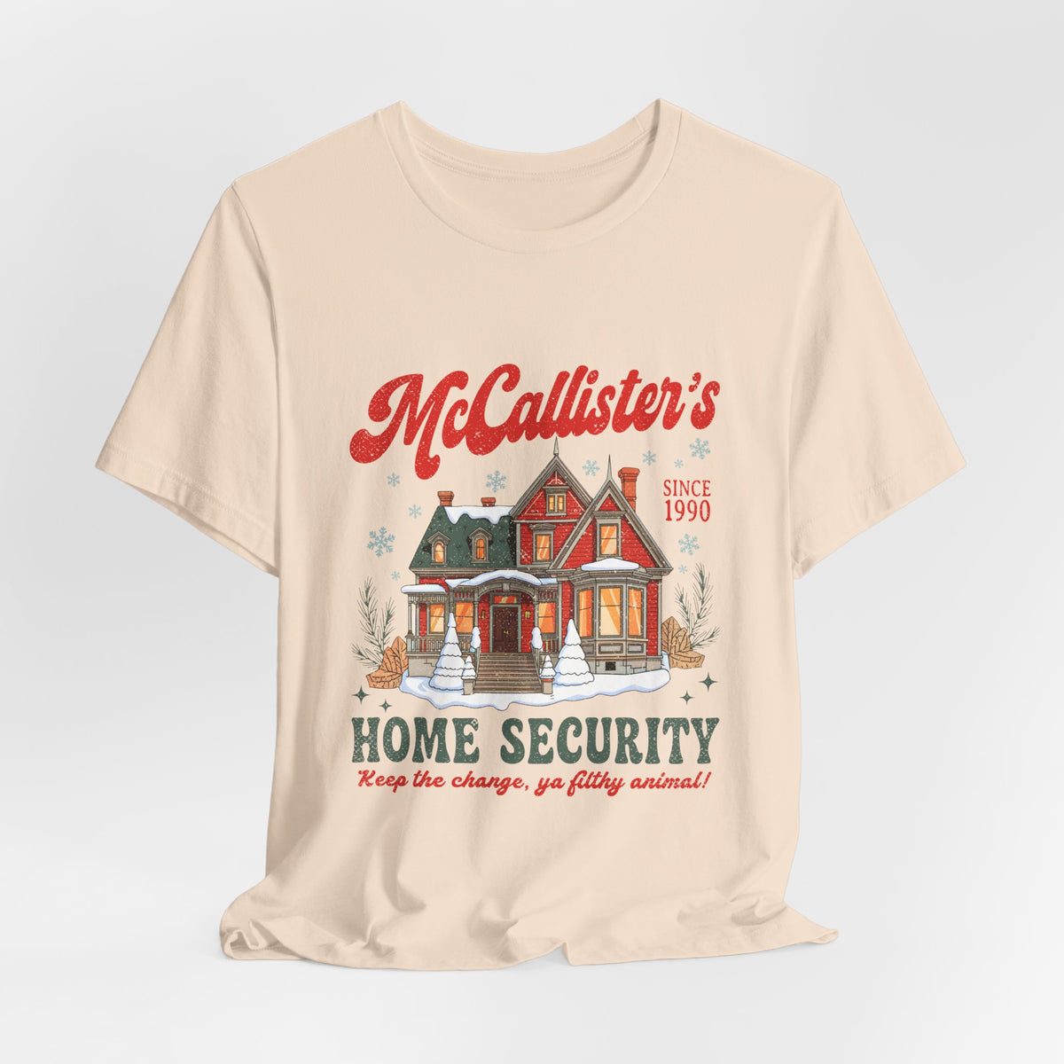 McCallister's Home Security T-Shirt — Christmas Vacation Movie Cozy Tee