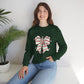Christmas Tree Cake Bow Christmas Crewneck