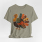Patchwork Turkey - Thanksgiving Graphic Tee