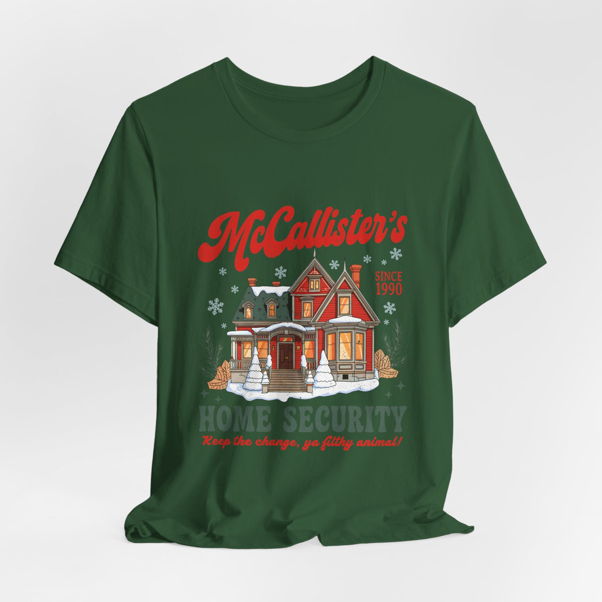 McCallister's Home Security T-Shirt — Christmas Vacation Movie Cozy Tee