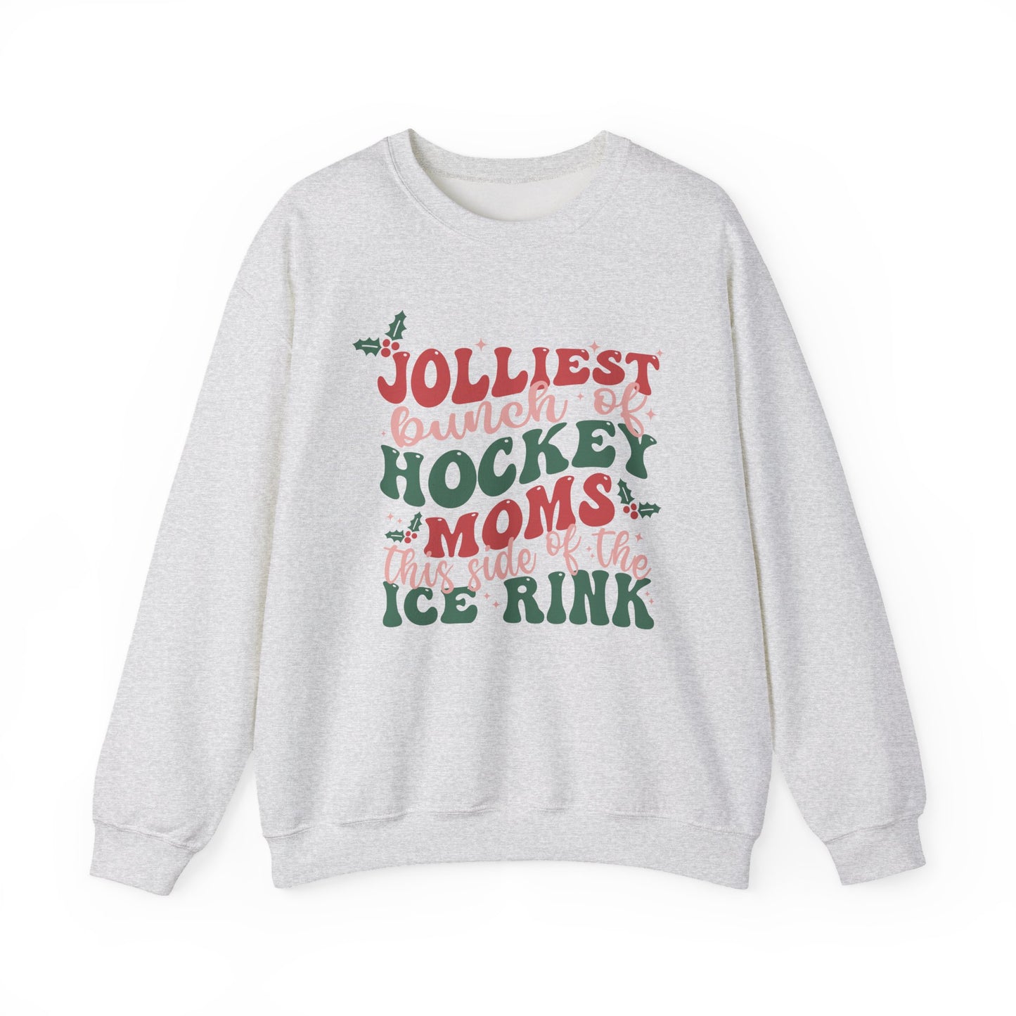 Jolliest Hockey Moms Crewneck Sweatshirt