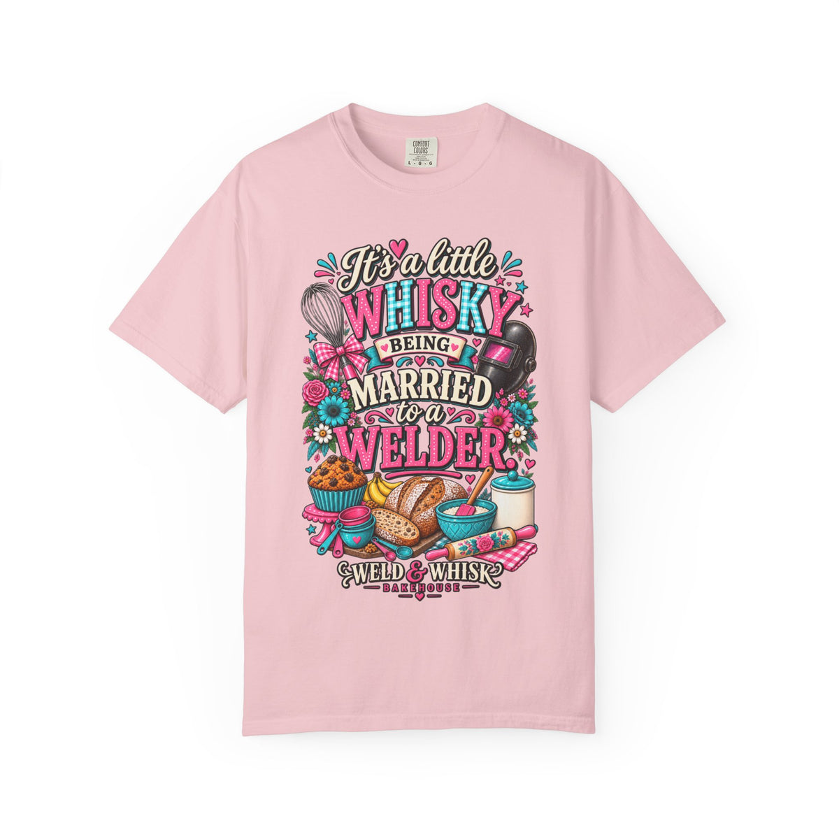 It's a Little Whisky Being Married to a Welder T-Shirt — Funny Welder Wife Gift