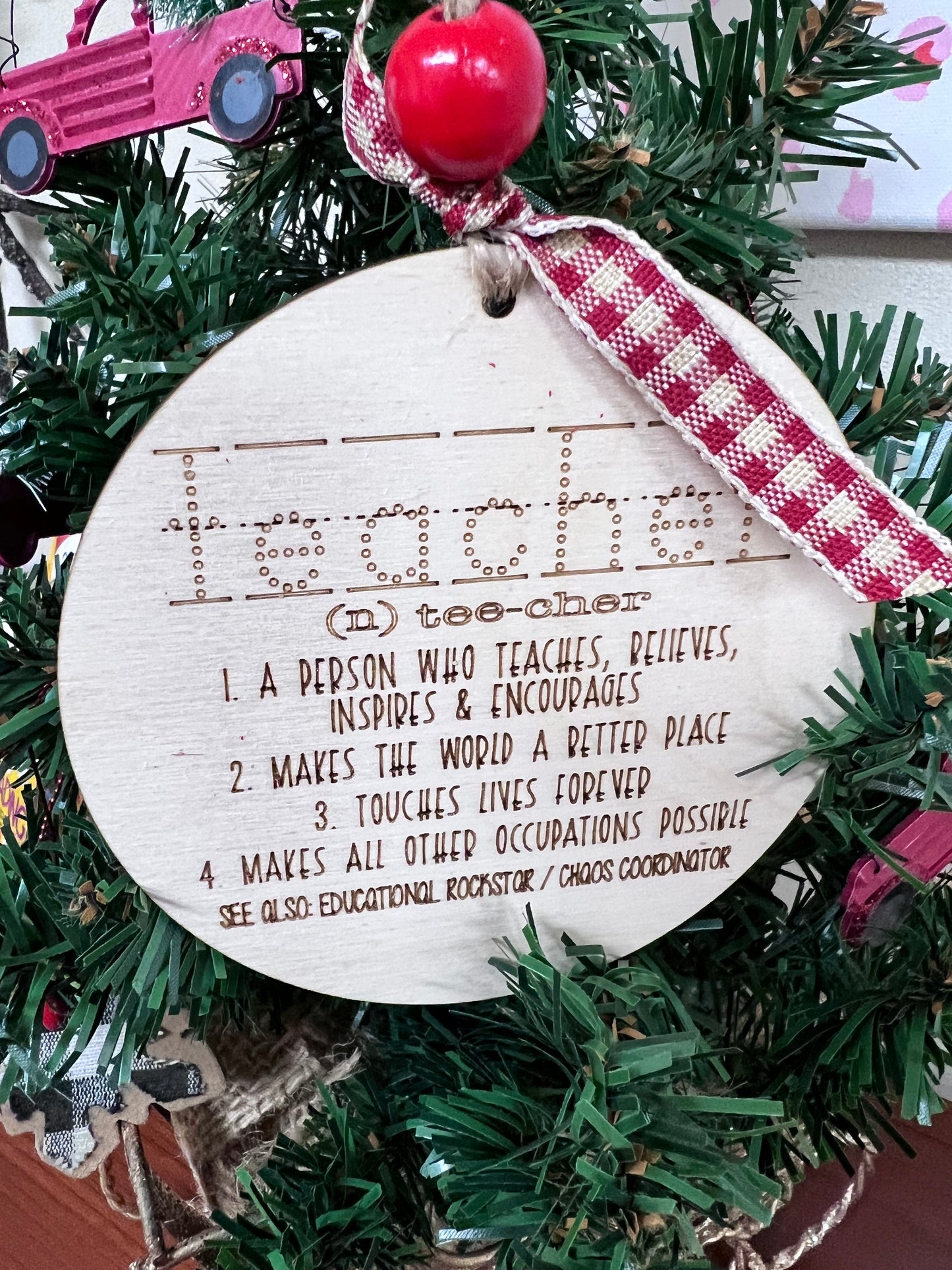 Teacher Definition Ornament